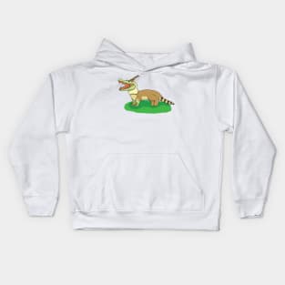 All Smiles Alligator :: Reptiles and Amphibians Kids Hoodie